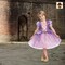 Girls Disney Rapunzel Costume, Purple Pink Dress Tulle Skirt Character Cameo